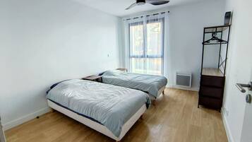 2 chambres, Wi-Fi gratuit, draps fournis