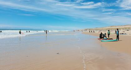 Grand appartement 90mÂČ Ă 200m plage âą Tout Ă pied âą Parfait familles!