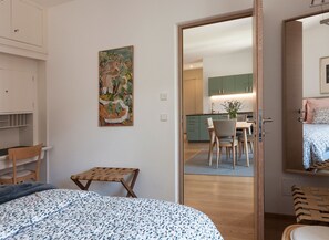 1 chambre, fer et planche à repasser, Wi-Fi, draps fournis