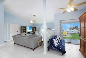 TV - ☀️Steps to Beach | Shared Pool | Awesome Game Room | Beach Villa A☀️ (Fort Myers Beach)