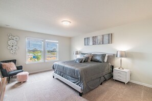6 bedrooms, iron/ironing board, travel cot, free WiFi