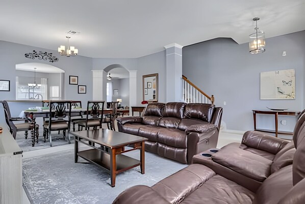 Smart TV, video games, foosball, table tennis