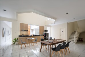 Espaço de cozinha compartilhada