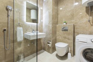 Departamento, 2 habitaciones, para fumadores, balcón | Baño