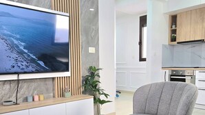 Apartment, 1 Schlafzimmer, Raucher, Balkon | Wohnbereich