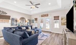 House, Multiple Beds (Palm Beach Oasis) | Living area - Palm Beach Oasis (Panama City Beach)