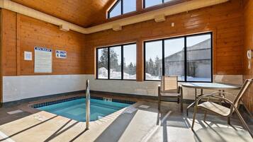 Indoor pool, a heated pool