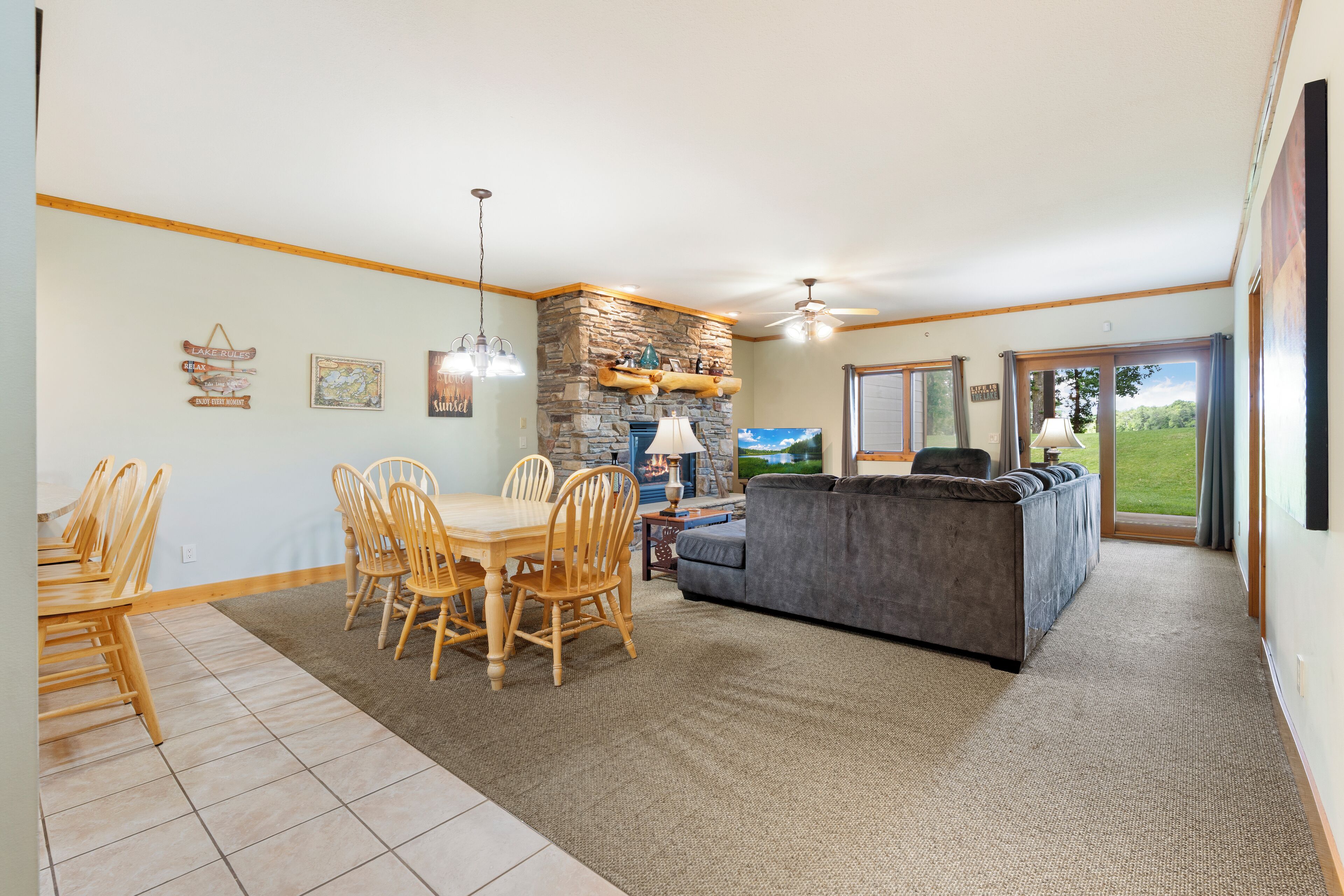 Lower Level Unit- Open Floor Plan