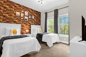 4 bedrooms, iron/ironing board, travel cot, free WiFi