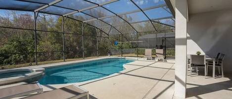 Indoor pool, outdoor pool