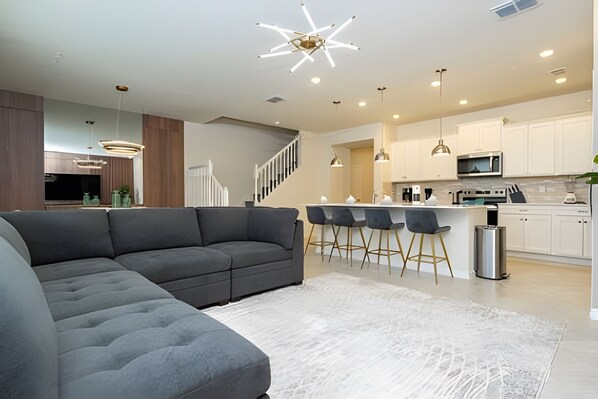 Een televisie en videogames