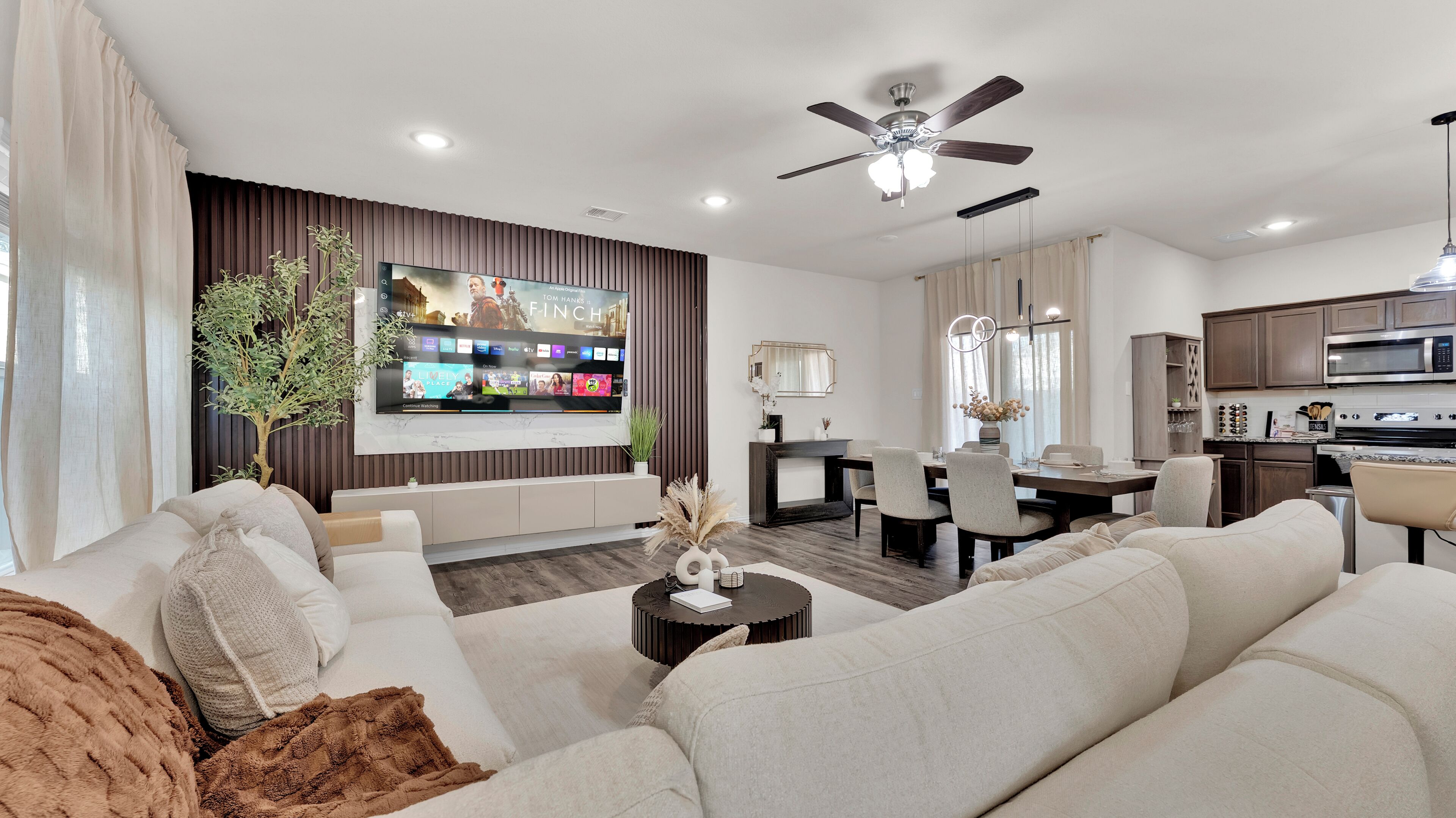 Smart TV, video games, stereo