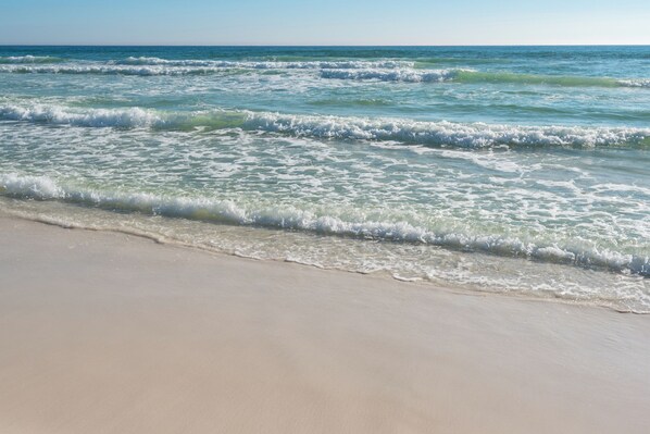 On the beach