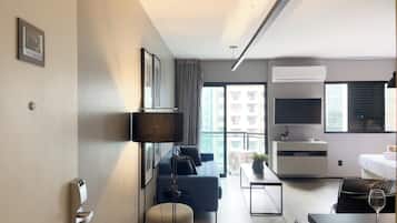 Studio | Rideaux occultants, fer et planche à repasser, Wi-Fi gratuit