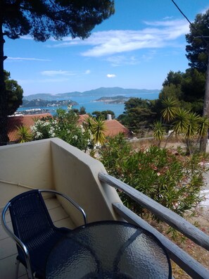 Chambre double, balcon, vue sur la mer | Accès au Wi-Fi (inclus)