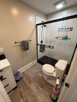 Towels, soap, toilet paper