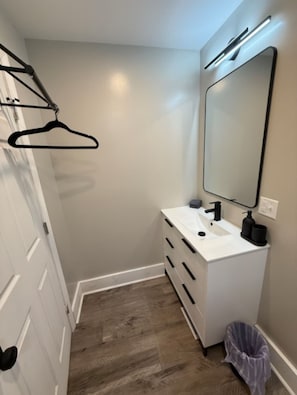 Towels, soap, toilet paper