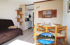 Interior - 4-person studio, at the foot of the ski and mountain bike slopes (9) (Métabief)