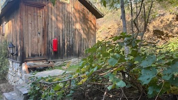 Basic-Bungalow, Gartenblick
