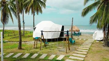 Quarto casal luxo, vista para o oceano | Wi-Fi de cortesia
