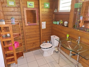 Towels, soap, toilet paper