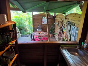 Private kitchen - Reconnect & relax mini-break - Gite with private spa for 2 (Deshaies)