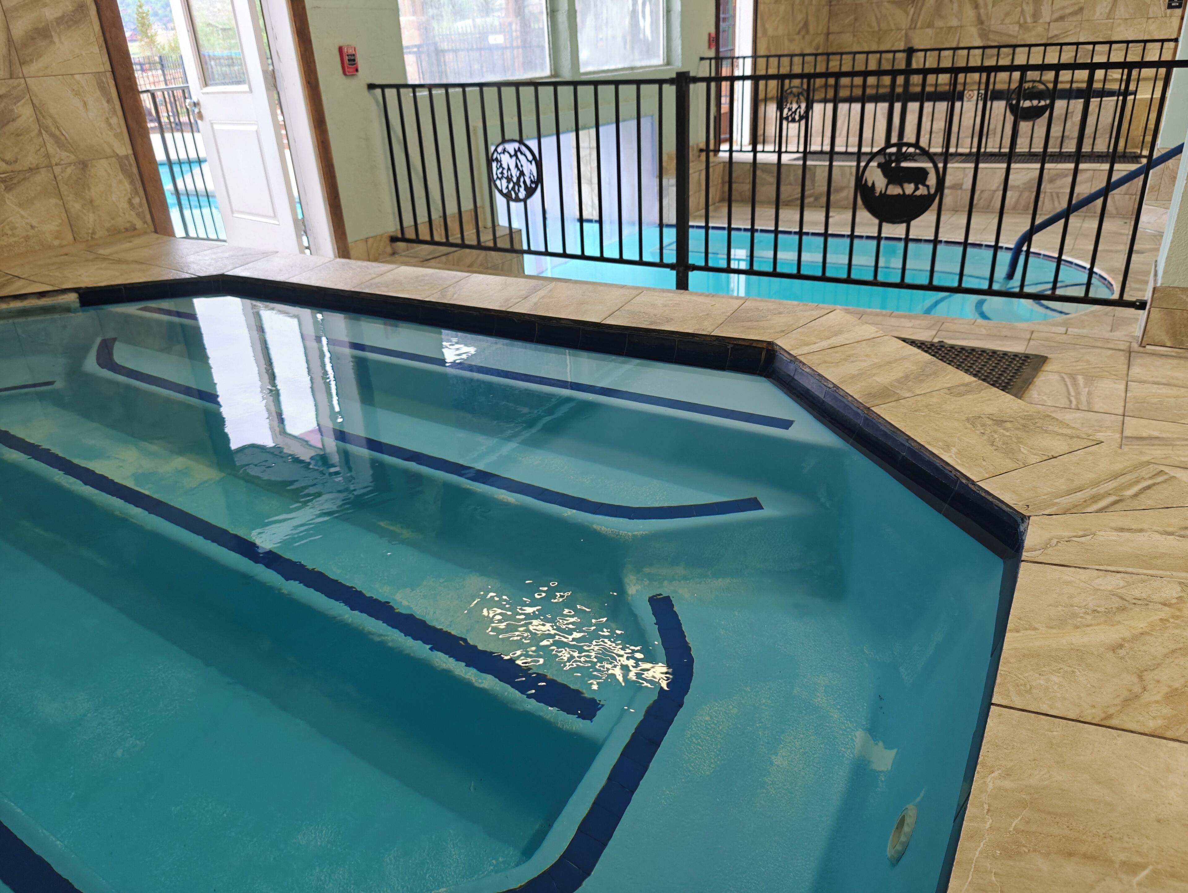 Indoor pool, outdoor pool