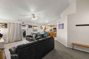 Smart TV, video games, table football, ping pong