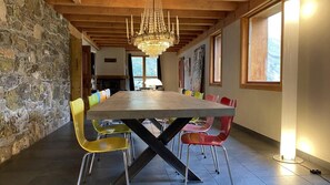 Dining - Chalet, terrace, balcony, parking, 305m², Valloire (Valloire)