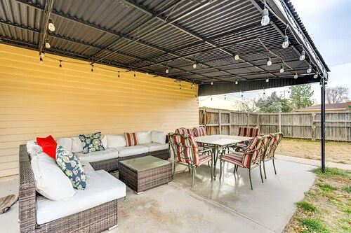 Conveniently located home with large fenced yard