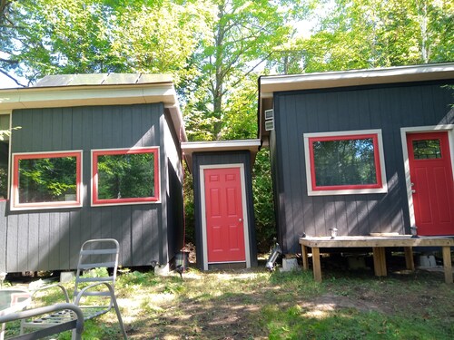 Gallagher's Getaway. Off grid cabins on private lake