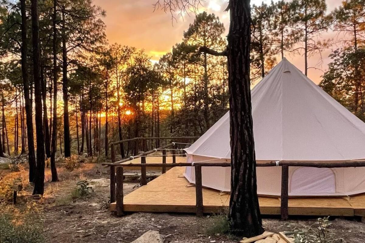 Glamping Deluxe Familiar con Calentón de Leña