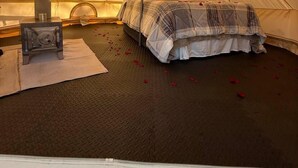 Glamping Romántico para Parejas con Calentón de Leña