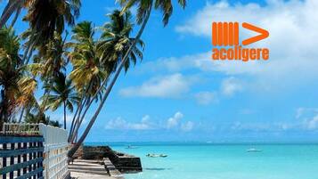 Beach nearby, white sand