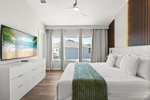 3 bedrooms, iron/ironing board, travel cot, WiFi