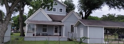 Historic three-bedroom house in Hearne, Texas.