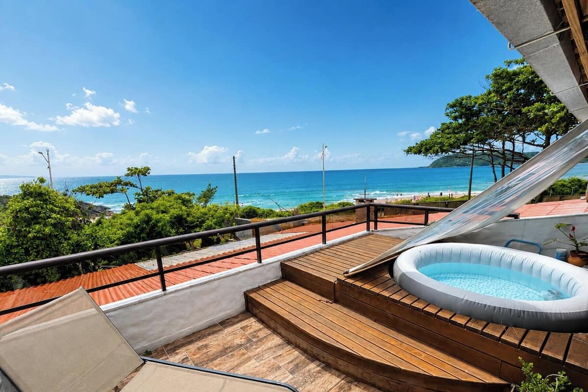 Suíte Água Viva com Jacuzzi - Ondas da Grande - Penha - SC | Tina de hidromasaje privada