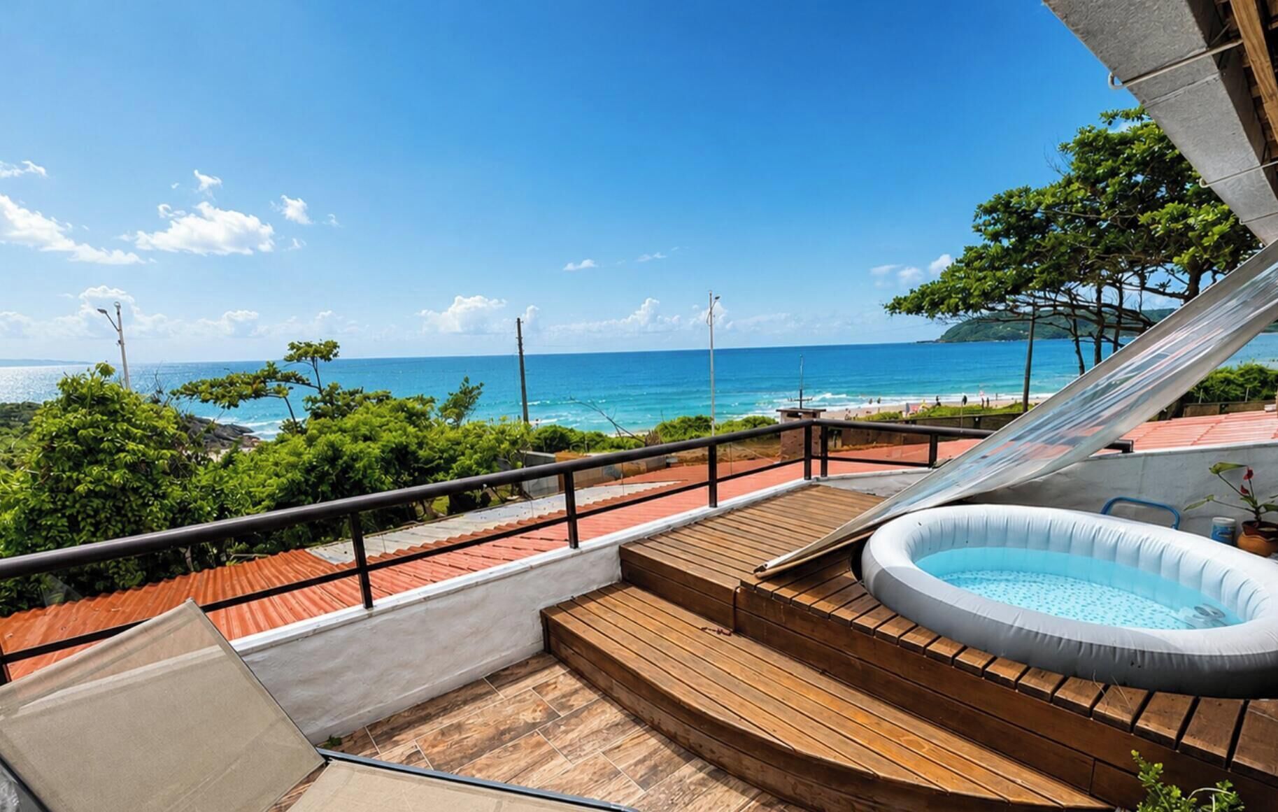 Suíte Água Viva com Jacuzzi - Ondas da Grande - Penha - SC | 私人 SPA 浴缸