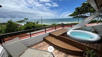 Suíte Água Viva com Jacuzzi - Ondas da Grande - Penha - SC | Bathtub spa pribadi
