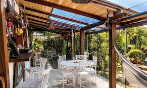 Outdoor dining - Pousada Ondas da Grande – Penha/SC (Penha)