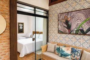 Suíte Golfinho - Ondas da Grande - Penha - SC | Sábanas de algodón egipcio, ropa de cama de alta calidad y wifi gratis