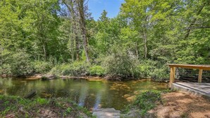 Unclassified image, 3 of 30, button - Super Cute River Front tiny home in Lake Toxaway. (Lake Toxaway)