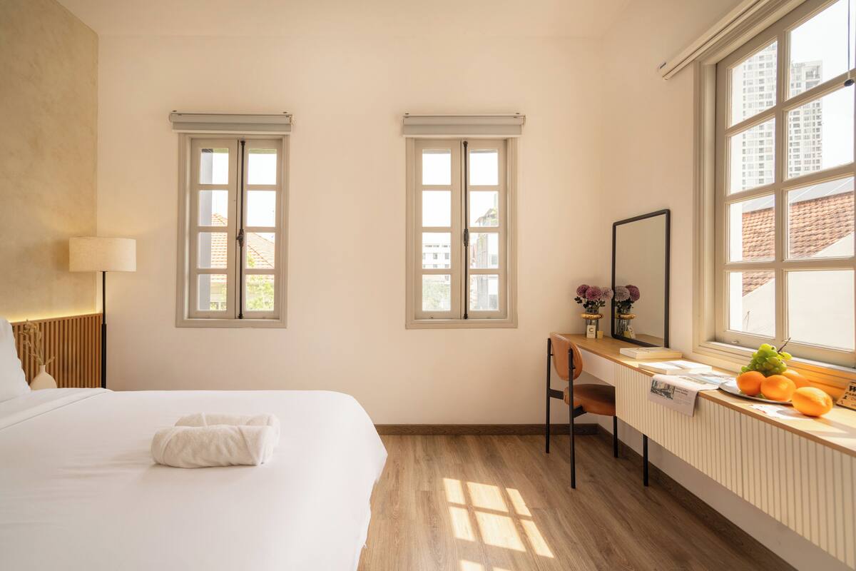 Premier-Studiosuite, Blick auf den Innenhof