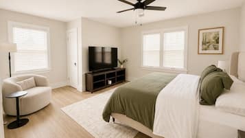 5 bedrooms, iron/ironing board, free WiFi, bed sheets