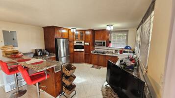 Microwave, oven, stovetop