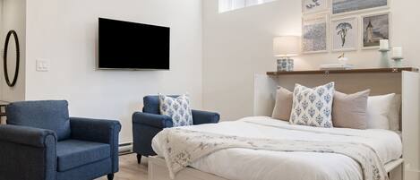 1 makuuhuone, silitysrauta/-lauta, Wi-Fi, vuodevaatteet