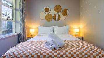 4 soveværelser, skrivebord, strygejern/strygebræt, gratis Wi-Fi