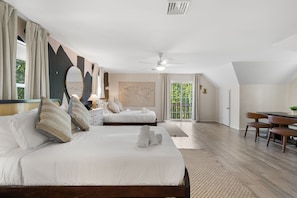 5 chambres, fer et planche à repasser, Wi-Fi, draps fournis