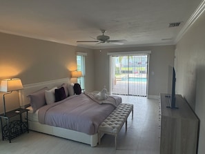 3 bedrooms, iron/ironing board, internet, bed sheets