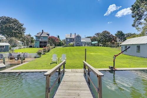 Historic Waterfront Home w/ Dock in Reedville!
